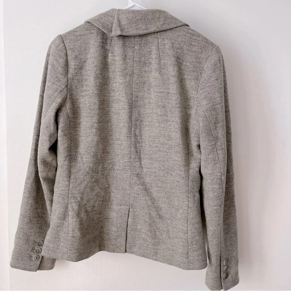 Anthropologie Elevenses Pleated Collar One Button Blazer Corpcore - Picture 5 of 13